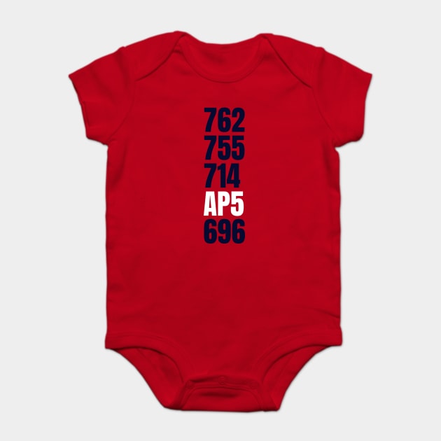 All-Time HR Leaders Baby Bodysuit by Litehouse Tees
